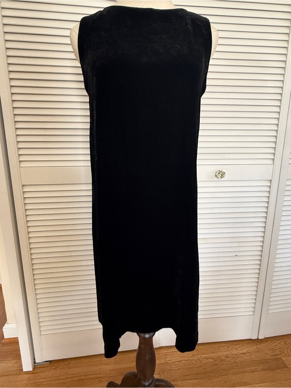 Eileen Fisher stretch velvet dress